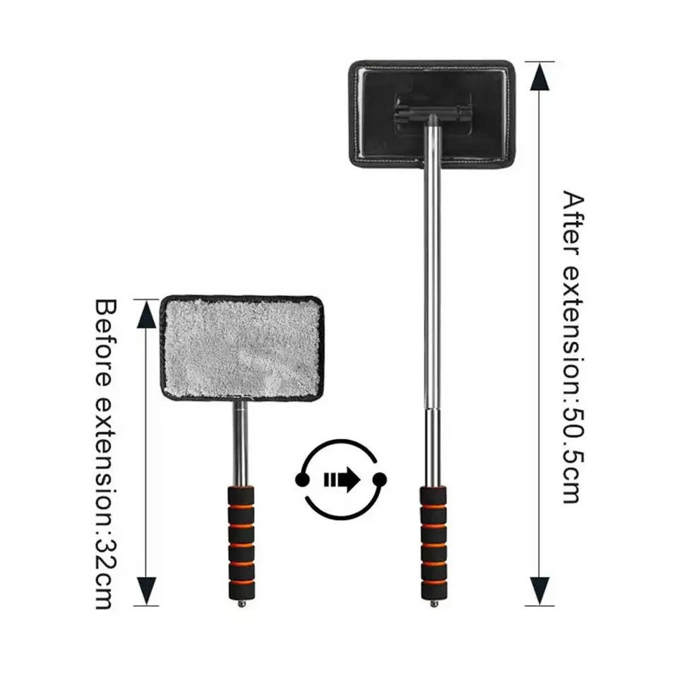 1x телескопическая щетка для снятия запотевания лобового стекла автомобиля с длинной ручкой, мягкая щетка для чистки автомобильного стекла, без царапин, инструмент для удаления пыли на окнах автомобиля
1x телескопическая щетка для снятия запотевания лобового стекла автомобиля с длинной ручкой, мягкая щетка для чистки автомобильного стекла, без царапин, инструмент для удаления пыли на окнах автомобиля