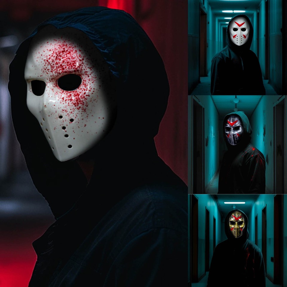 Маска Джейсон Вурхиз ПВХ 
Маска Джейсон Вурхиз ПВХ