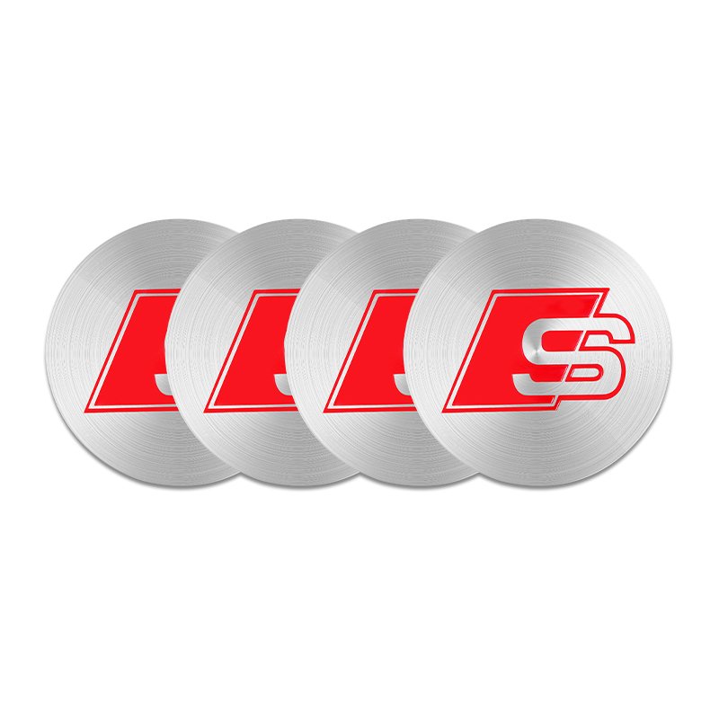 4 шт., наклейки для Audi SLine A3 A4 A5 A6 A7 A8 Q2 Q3 Q5 Q7 Q8 S3 S4 S5 S6 S7, 56 мм 
4 шт., наклейки для Audi SLine A3 A4 A5 A6 A7 A8 Q2 Q3 Q5 Q7 Q8 S3 S4 S5 S6 S7, 56 мм