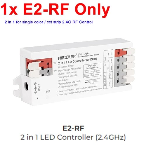 Miboxer 2/3 в 1 светодиодный контроллер WiFi Zigbee 3,0 + 2,4G для одного цвета/двойной белый/RGB/RGBW/RGB + Цветовая идентификация цветов
Miboxer 2/3 в 1 светодиодный контроллер WiFi Zigbee 3,0 + 2,4G для одного цвета/двойной белый/RGB/RGBW/RGB + Цветовая идентификация цветов