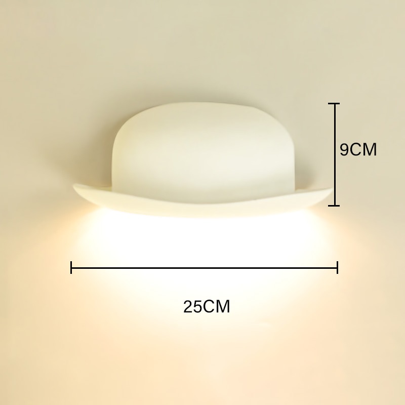 LED настенный светильник BANMENG Simplicity черный/белый