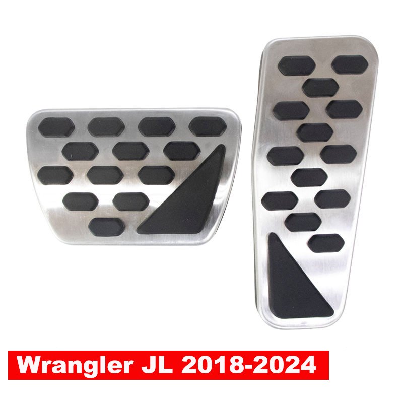 Для Jeep Wrangler JK JL 2007-2016 2017 2018-2021 2022 2023 2024 из нержавеющей стали чехол педали тормоза акселератора Нескользящие колодки
Для Jeep Wrangler JK JL 2007-2016 2017 2018-2021 2022 2023 2024 из нержавеющей стали чехол педали тормоза акселератора Нескользящие колодки
