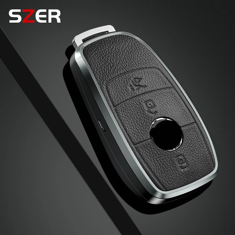 Металлический Кожаный Чехол Для Ключей Для Автомобильного Пульта Дистанционного Управления Mercedes Benz A C E S G Class GLC ...
Металлический Кожаный Чехол Для Ключей Для Автомобильного Пульта Дистанционного Управления Mercedes Benz A C E S G Class GLC ...