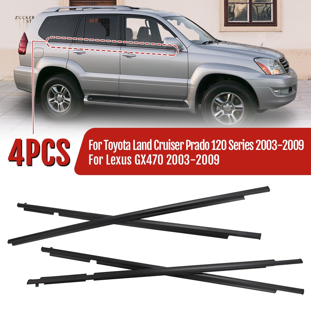 Уплотнительная лента для автомобиля Toyota Land Cruiser Prado 120 серии LEXUS GX470 2003-2009, водонепроницаемая герметичная лента для оконного стекла
Уплотнительная лента для автомобиля Toyota Land Cruiser Prado 120 серии LEXUS GX470 2003-2009, водонепроницаемая герметичная лента для оконного стекла
