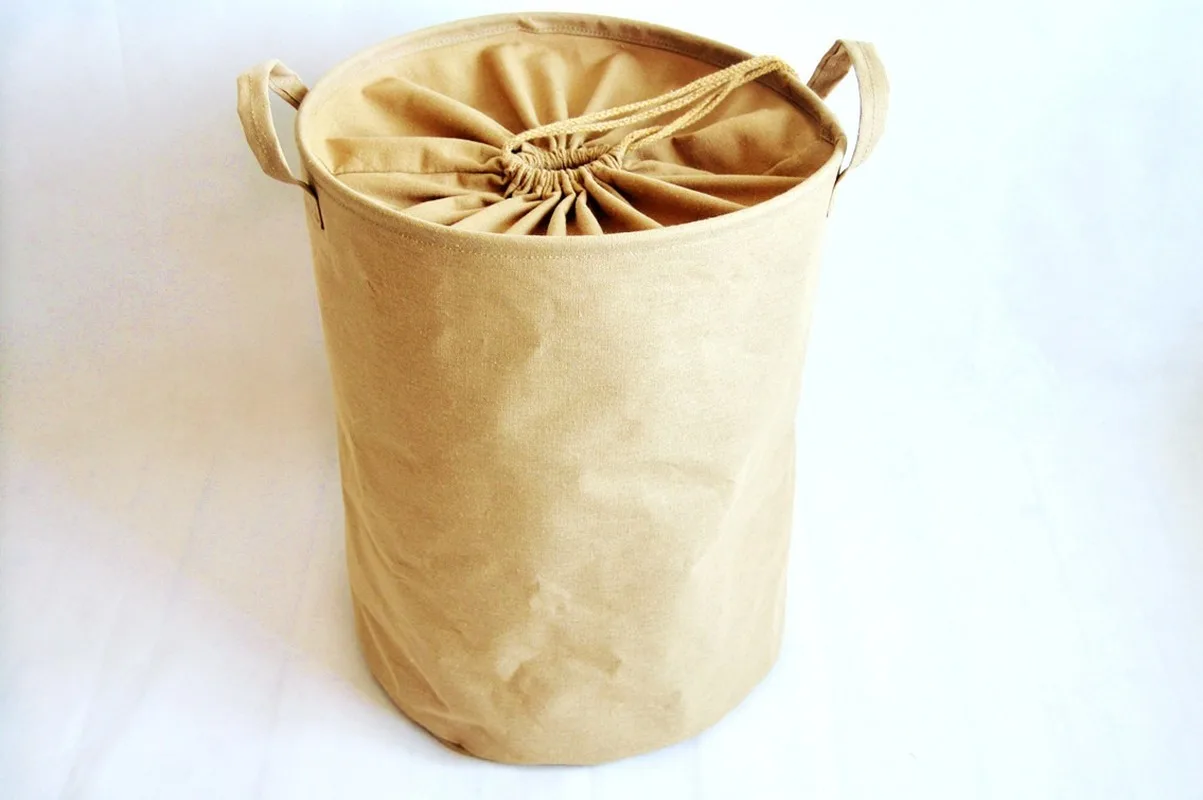 Складная корзина для белья из хлопка и льна
Складная корзина для белья из хлопка и льна