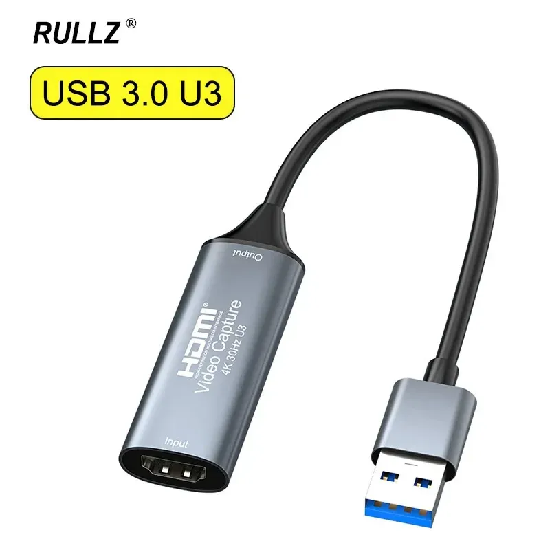 Карта видеозахвата 4K HDMI-USB 3.0 Type C Video Grabber для коммутатора Xbox PS4 Ps5 Камера Прямая трансляция 1080Ppp60 Запись игр 
Карта видеозахвата 4K HDMI-USB 3.0 Type C Video Grabber для коммутатора Xbox PS4 Ps5 Камера Прямая трансляция 1080Ppp60 Запись игр