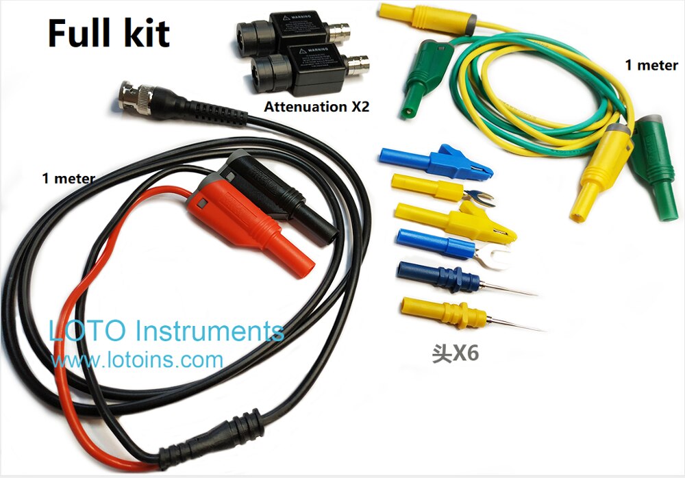 Удлинительный кабель для щупа осциллографа LOTO 1M
Удлинительный кабель для щупа осциллографа LOTO 1M