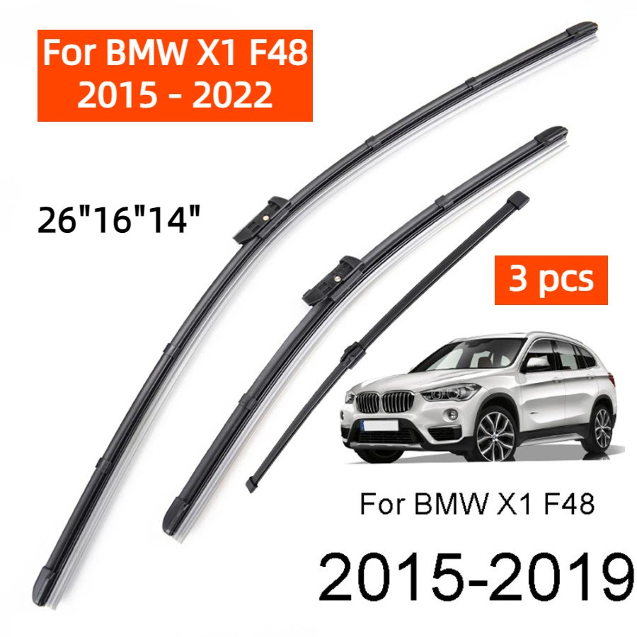 Комплект передних и задних щеток стеклоочистителя для BMW X1 F48 2015-2022 Щетки для лобового стекла и дождя 26 "16" 14" 2016 2017 2018 2019
Комплект передних и задних щеток стеклоочистителя для BMW X1 F48 2015-2022 Щетки для лобового стекла и дождя 26 "16" 14" 2016 2017 2018 2019