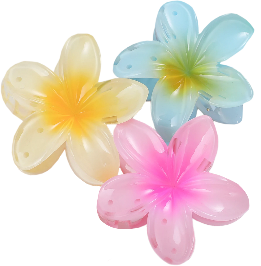 Заколка-цветок