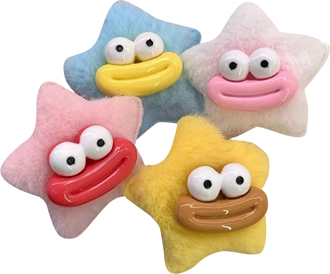 Заколка-крабик с цветком