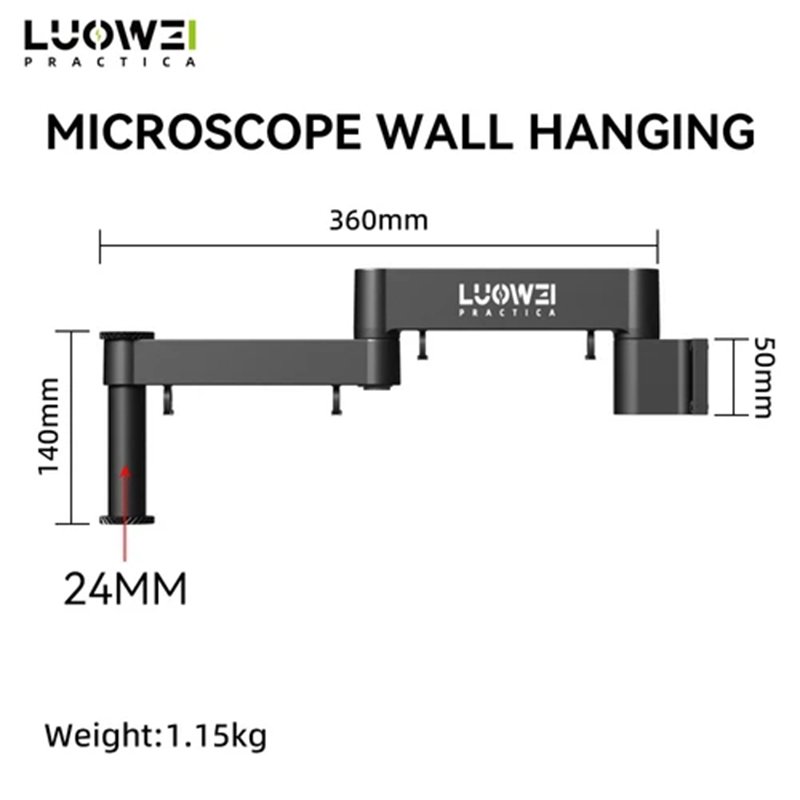 

Luowei LW-017 Поворотный кронштейн для микроскопа Кронштейн для микроскопа Универсальный гибкий складной фиксированный подъемный металлический ковающий кронштейн