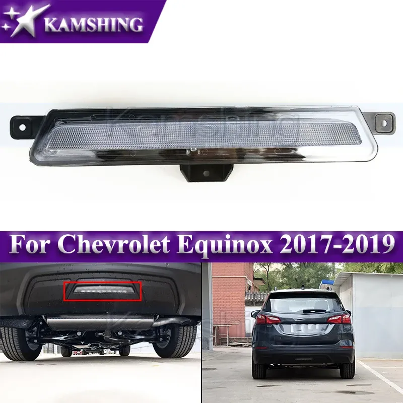 

Фонарь заднего бампера Kamshing для Chevrolet Equinox 2017-2019, фонарь заднего хода, средний противотуманный фонарь, задний стоп-сигнал, сигнальная лампа