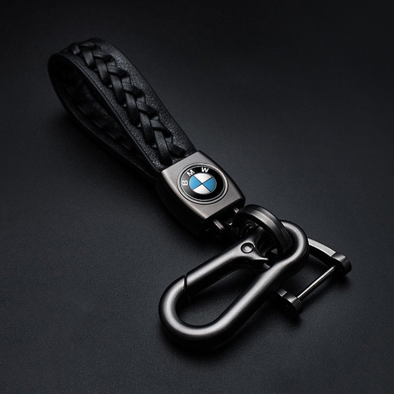 

Для BMW 1 2 3 4 5 6 7 серии X1 X3 X4 X5 X6 X7 87 F20 E36 E46 E90 E39 F10 F16 Автомобильный кожаный брелок с оплеткой, декоративные аксессуары