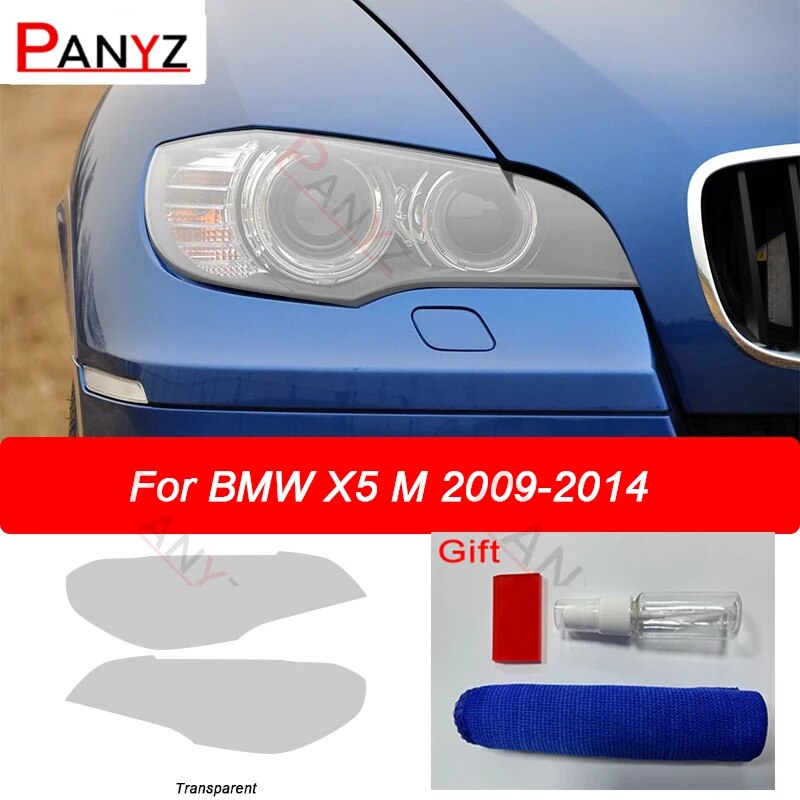 

Для BMW X5 E70 M 2007-2013, автомобильная фара, ТИНТ, дымчатый черный цвет, защитная фронтальная пленка прозрачная наклейка из ТПУ