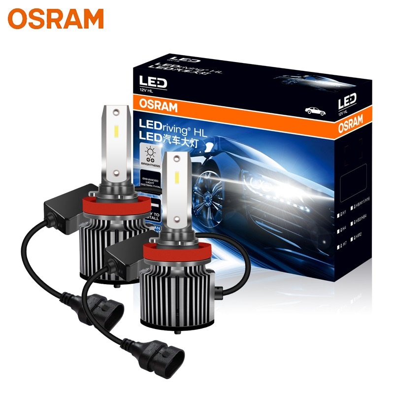 

OSRAM LED H8 H11 H16 Светодиодная версия CF Автомобильная фара PGJ19 6000K Белый 50W 4000LM Яркие светодиодные оригинальные лампы Противотуманные фары D6211CW