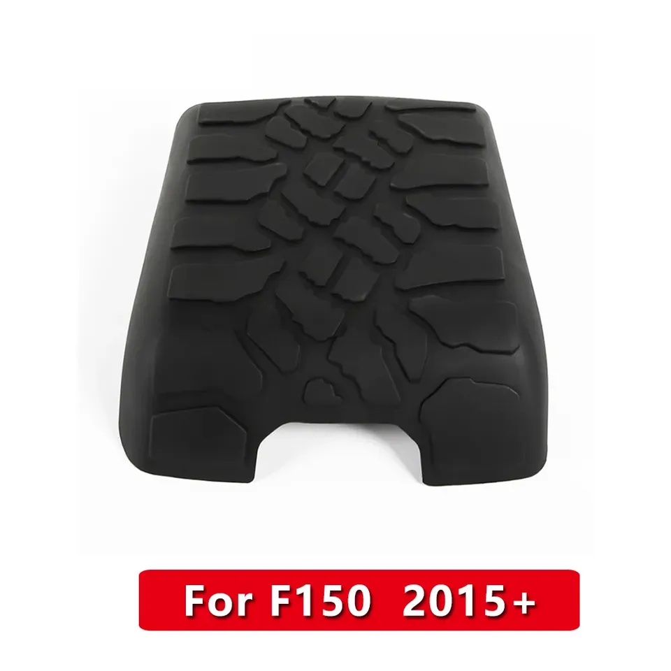 

Для Ford F150 2015 2016 2017 2018 2019 2020 подлокотник, декоративная крышка, защитный коврик, автомобильные аксессуары, резиновый черный