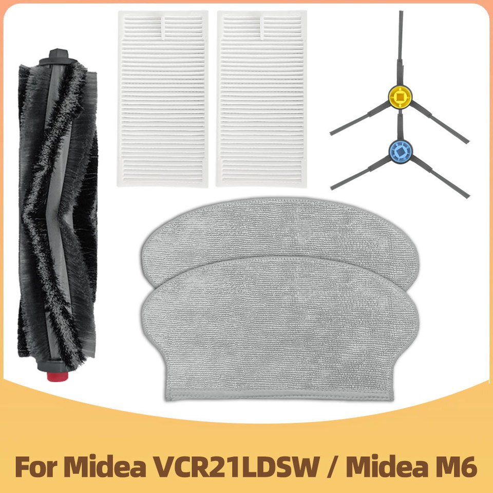 

Запчасти для роботов-пылесосов Midea VCR21LDSW / Midea M6 (боковая щетка, моющий фильтр)