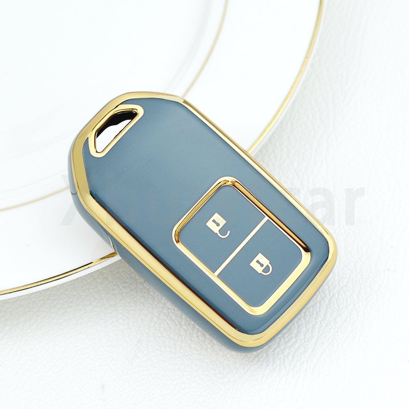 

2/3 кнопок для Honda CRV Accord Civic Vezel XRV URV HRV Pilot подходит для освобожденного ТПУ автомобильного смарт-ключа оболочка брелок для ключей