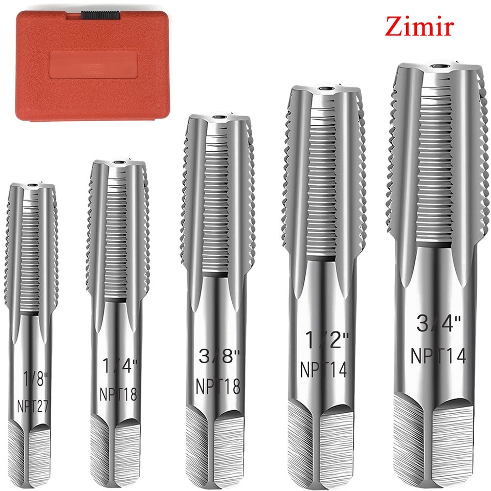

Набор метчиков Zimir NPT 5 шт.