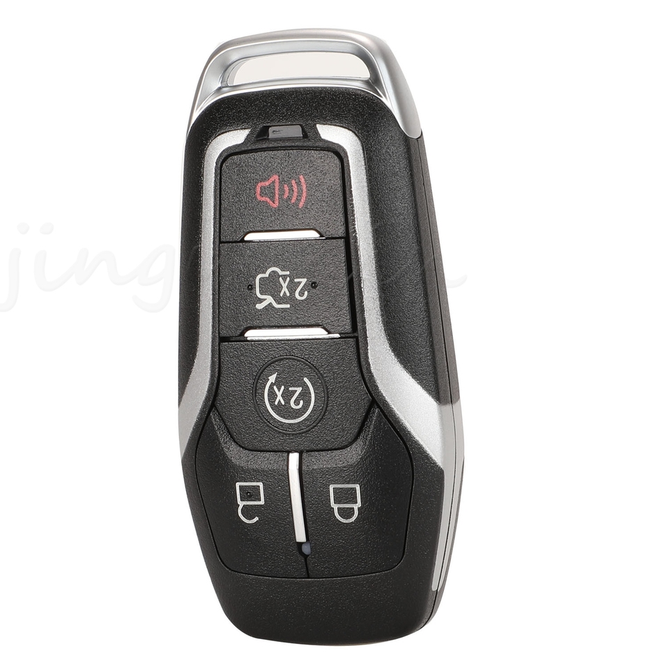 

Умный дистанционный ключ jingyuqin, модель 3/4/5, кнопка для Ford Mustang Edge Explorer Fusion Mondeo Kuka, корпус ключа для автомобиля, необработанное лезвие