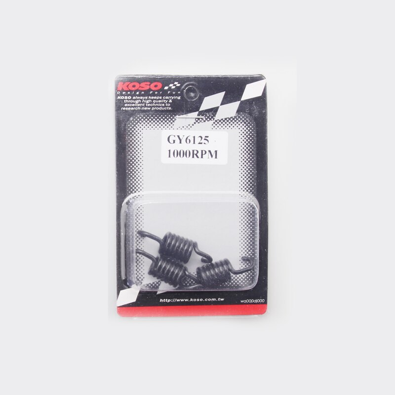 

Черные пружины сцепления Tourque 1000/1500/2000 об/мин для двигателя GY6 152QMI 157QMJ GY6 125cc/150cc китайские скутеры 139qmb