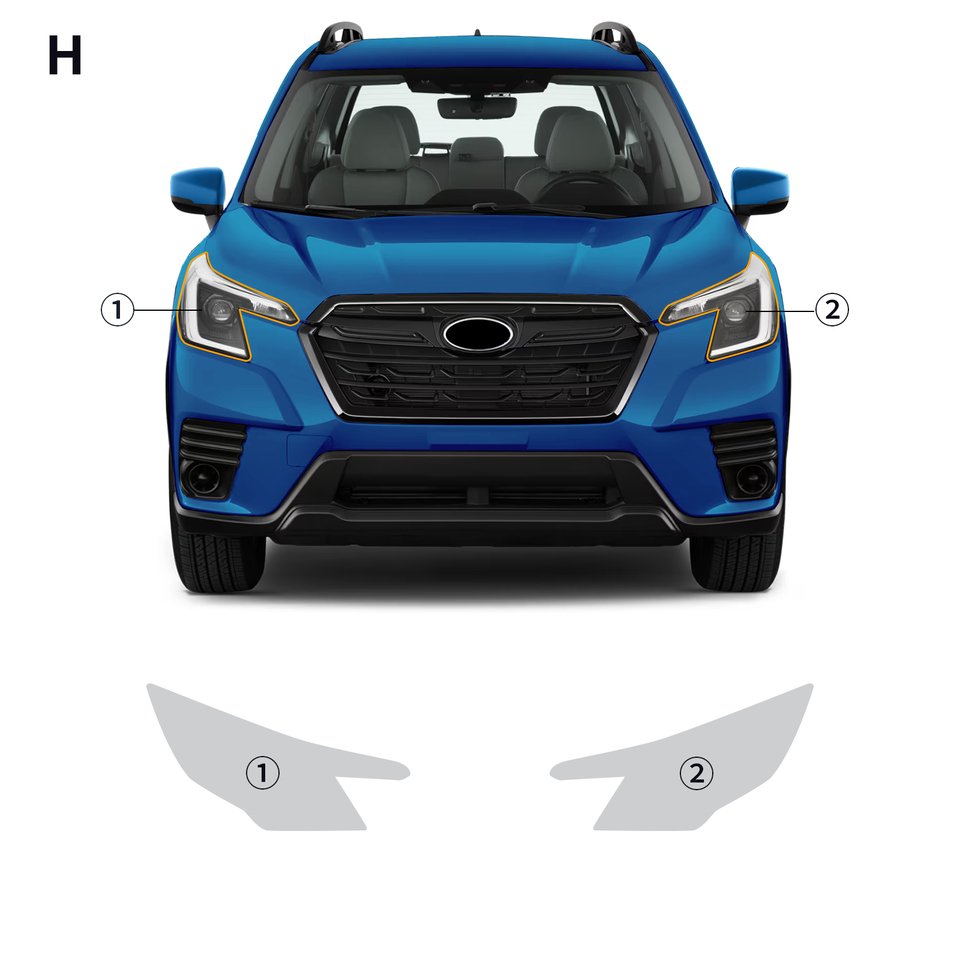

Для Subaru Forester 2022-2024 фара заднего вида, защитная пленка для краски, предварительно вырезанная наклейка, аксессуары против царапин, прозрачный ТПУ