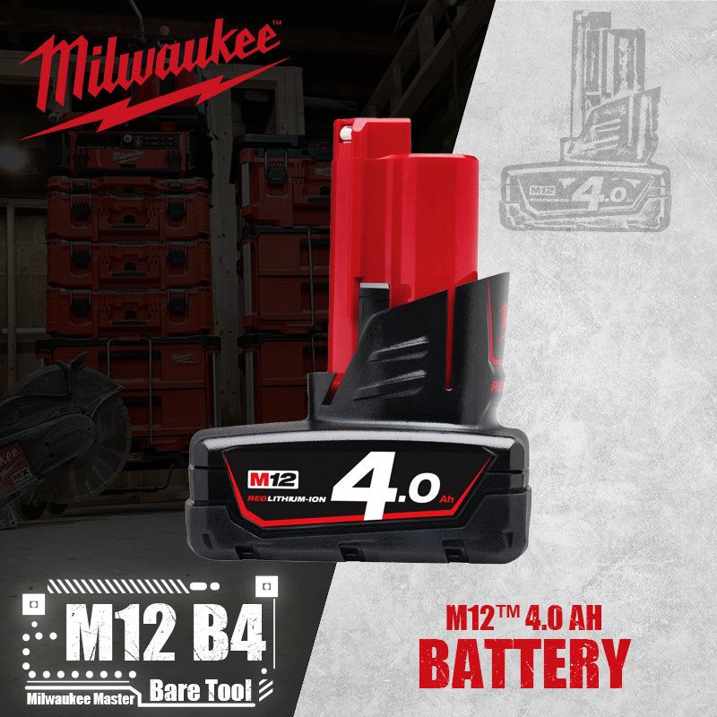 

Аксессуары для аккумуляторов Milwaukee M12 B2/M12 B4/M18 B2/M18 B4