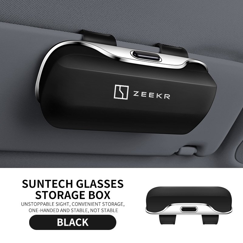 

Для ZEEKR X 001 009 007 ZEEKR001 FR ZEEKR009 7X MIX Чехол для ключей Аксессуары Автомобильный козырек Солнцезащитные очки Чехол для очков Держатель для очков Зажим