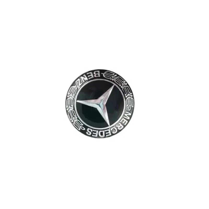

52 мм автомобильный руль, центральная наклейка из сплава для Mercedes Benz, эмблема w204 w212 w202 w118 w211 w210 w176 w205 w213 gle
