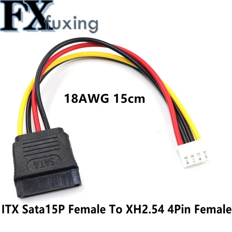 

ITX FDD Floppy 4Pin на 15Pin SATA Адаптер