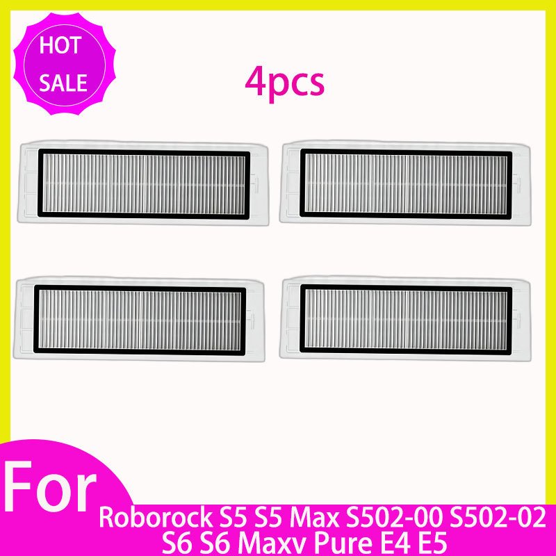 

Швабра с фильтром HEPA для Roborock S5 S502-00 S502-02 S5 Max S6 S6 MaxV S6 Pure E4 E5