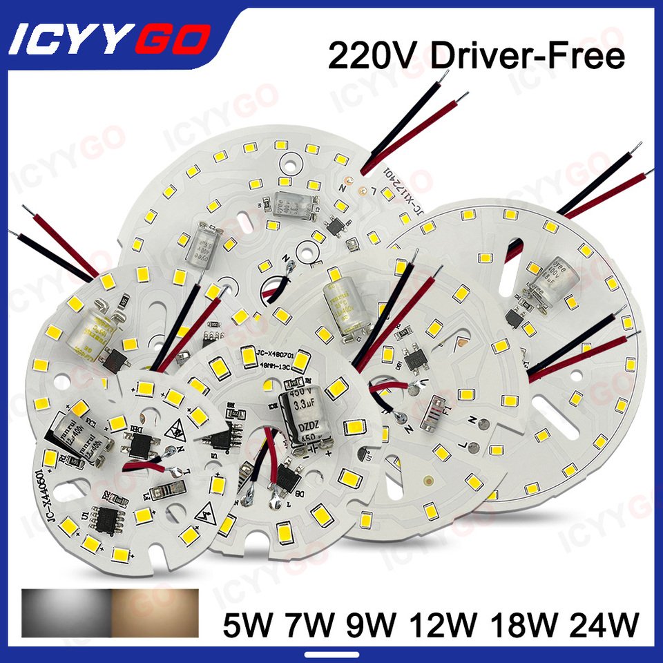 

Светодиодный чип ICYYGO IC-220V круглой формы 220В 5-24Вт