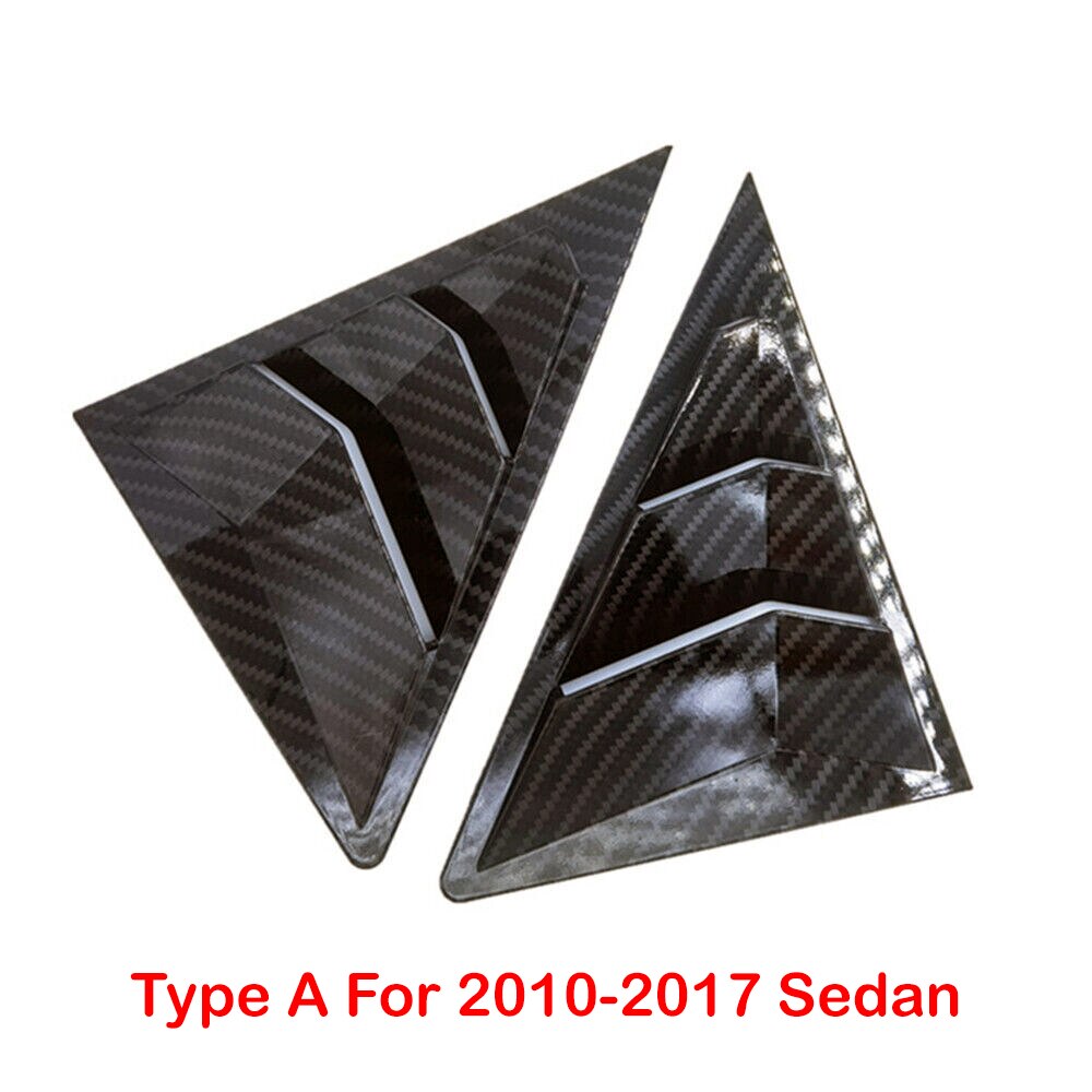 

Для Toyota Mark X Reiz 2005-2017, автомобильные задние жалюзи, боковая крышка затвора, отделка, наклейка, решетка на вентиляционное отверстие, аксессуары из АБС-углеродного волокна