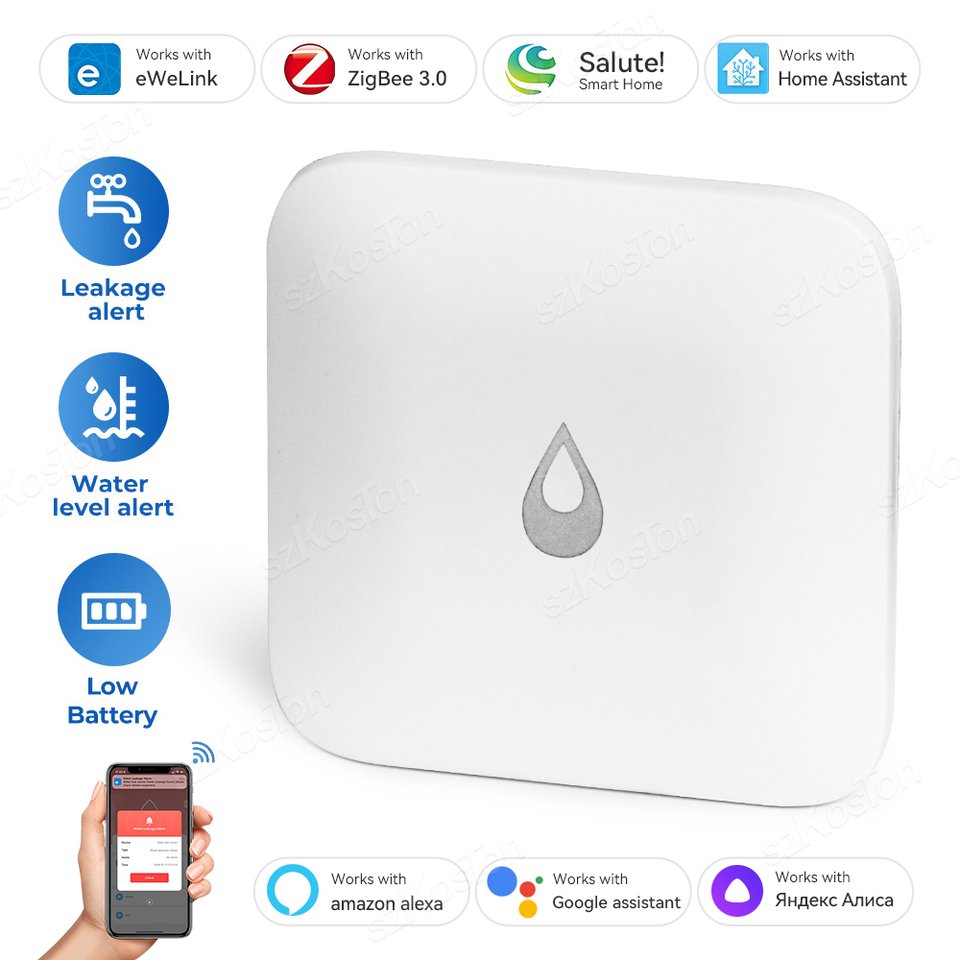 

konouyouko датчик утечки воды Zigbee 3.0