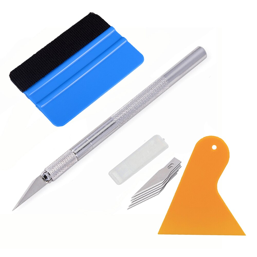 

TOFAR Car Ting Kit, инструменты для виниловой пленки, оконная пленка, скребок, наклейки, нож для резки, аксессуары для стайлинга автомобилей, виниловый шпатель