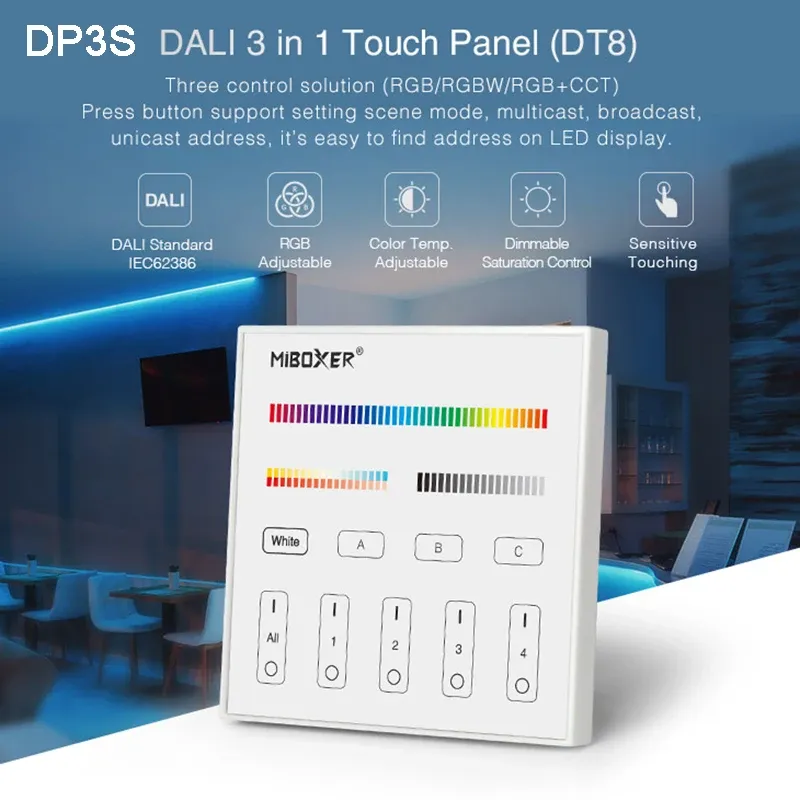 

MiBoxer DALI DT8 контроллер светодиодной ленты