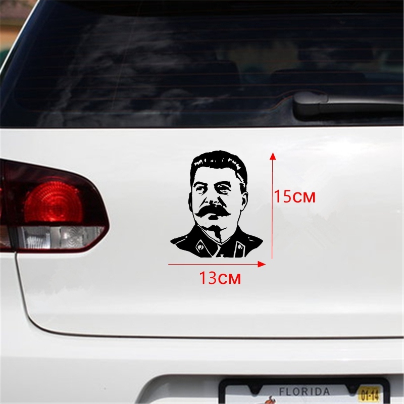 

Tri Mishki HZX375# 15*13см сталин лидер ссср виниловые наклейки на авто наклейка для авто на заднее стекло
