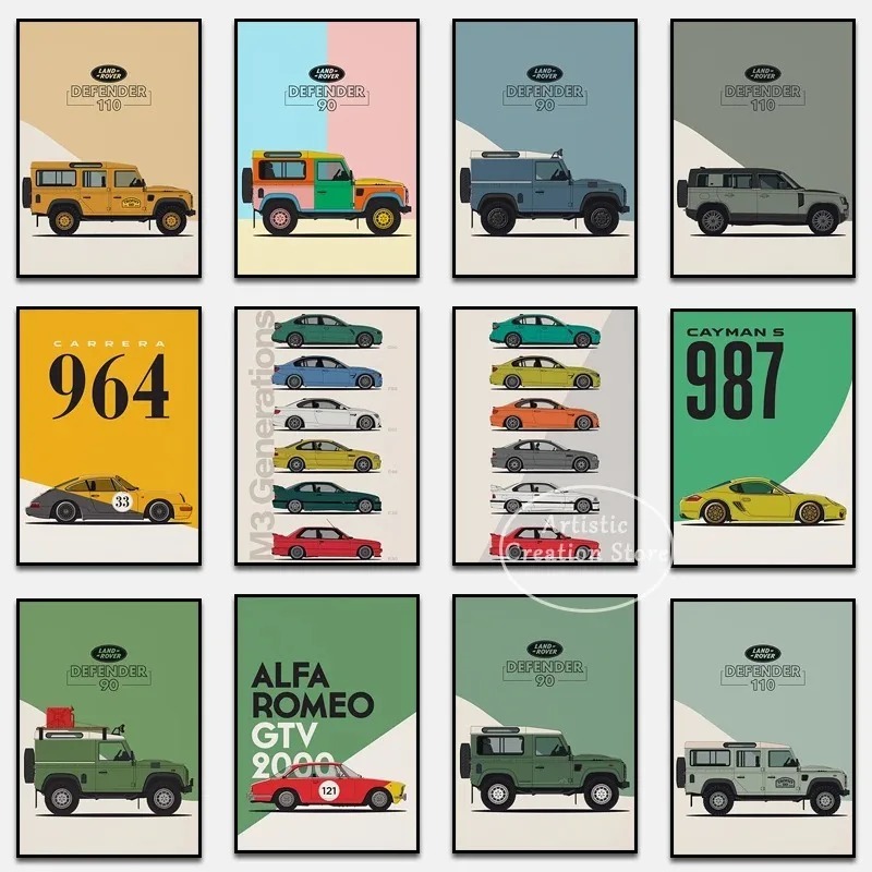 

Картина Land Rover на холсте