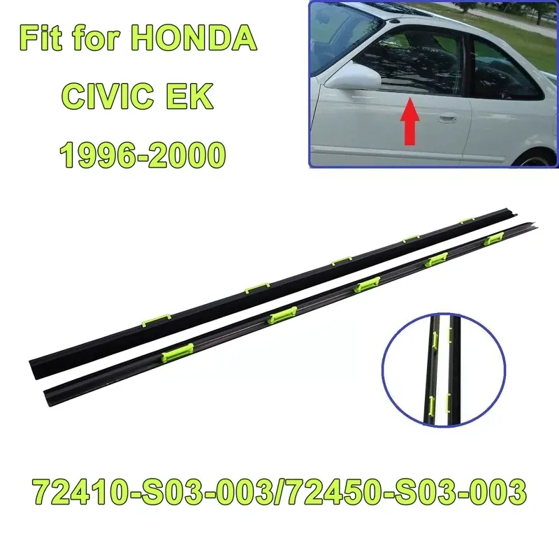 

2 шт. водонепроницаемые накладки на окно автомобиля для HONDA CIVIC EK 1996-2000