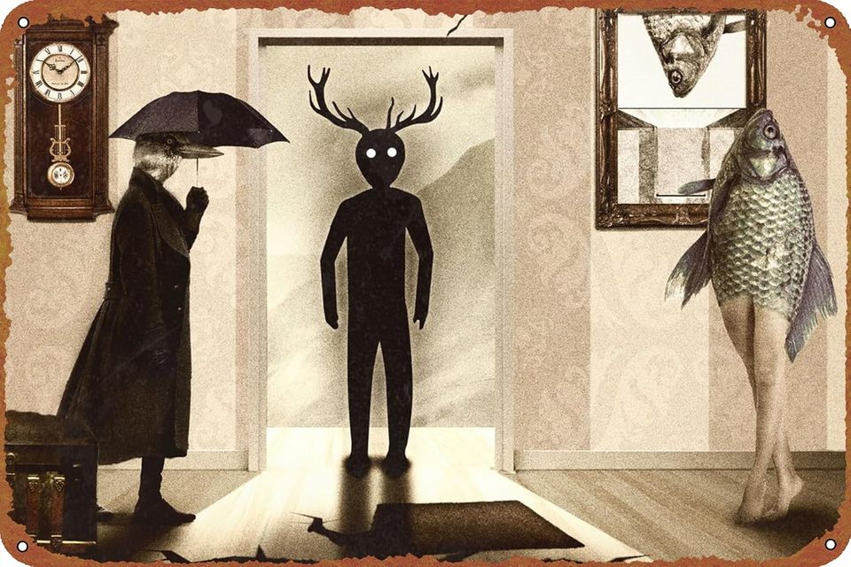 

Металлическая наклейка на стену "Rusty Lake", 20x30 см
