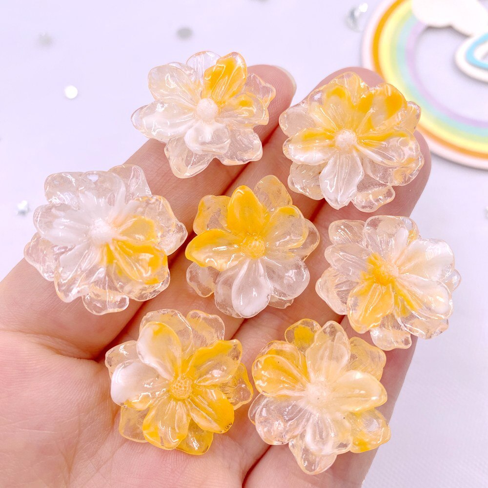 

Градиентные цветочные фигурки Diy Super Paradise 10 шт