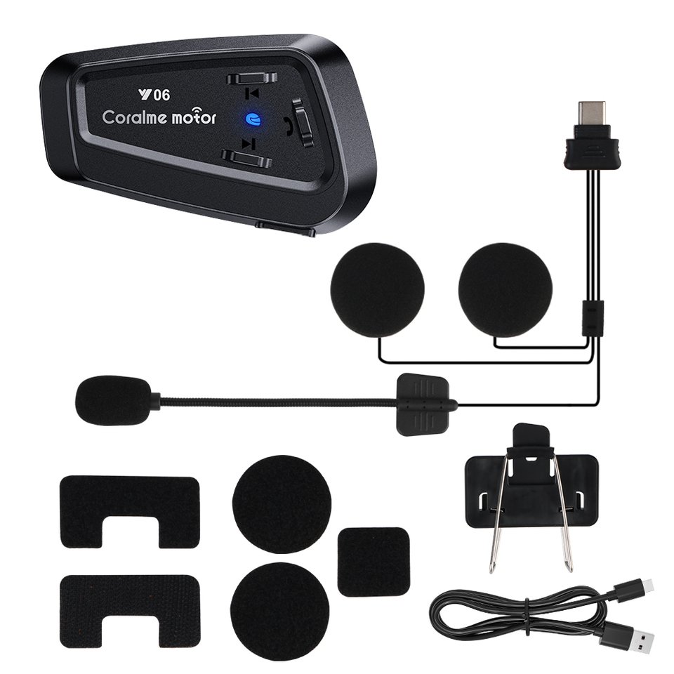 

Водонепроницаемый Bluetooth 5,3 Y06 музыкальный плеер мотоциклетный шлем гарнитура громкая связь телефон наушники беспроводные для мотошлема