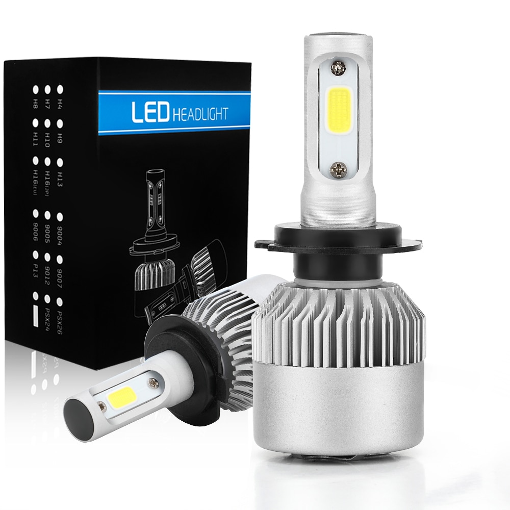 

COOLFOX S2 C6 LED H4 H7 LED Head светильник H1 H3 H11 H13 9004 9005 9006 9007 H27 автомобисветильник пы автомобильные лампы 12 В 880 k