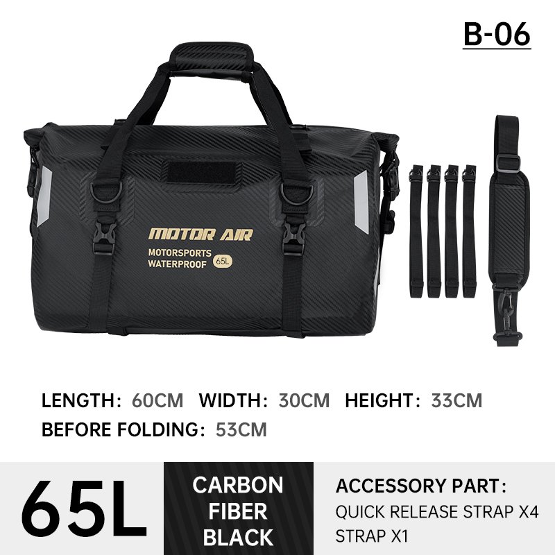 

Motor Air Yellow Motorcycle Bag 2025 New Riding Rear Seat Pack 45L/65L High-Capacity Multifunctional Waterproof Outdoor Gears