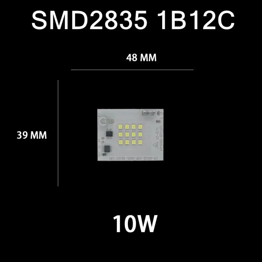 

YzzKoo SMD2835 LED лампа 10-200Вт холодный/теплый белый