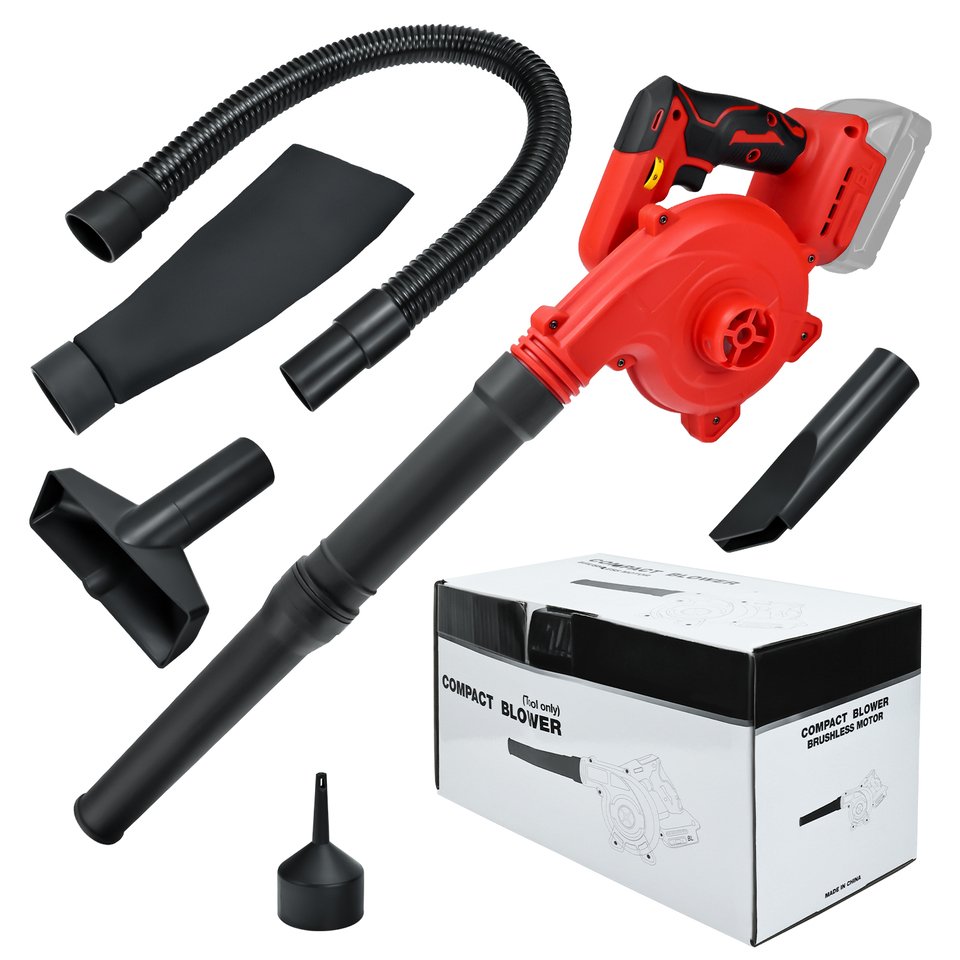 

Бесщеточный беспроводной воздуходувка для Milwaukee 18V аккумулятор 6 с переменной скоростью до 180 миль/ч 2-в-1 воздуходувка и вакуум (без батареи)