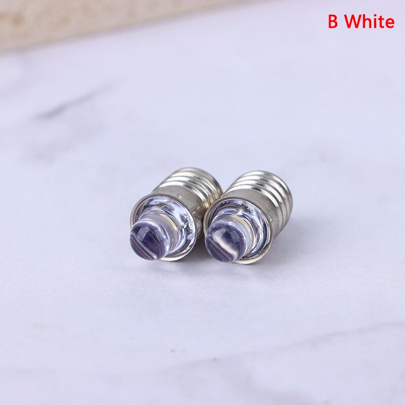 

2 шт., светодиодные лампы HUXUAN E10, теплый белый/белый