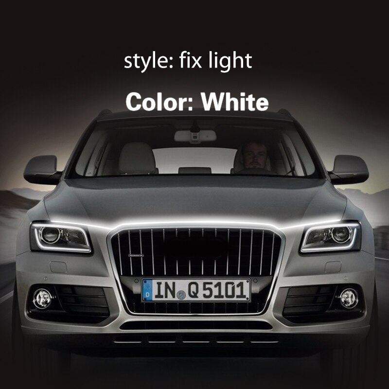 

1 шт. DRL для Audi Q5 SQ5 2009-2016 светодиодные DRL дневные ходовые огни дневного света противотуманные фары универсальные авто атмосферные лампы 12 В