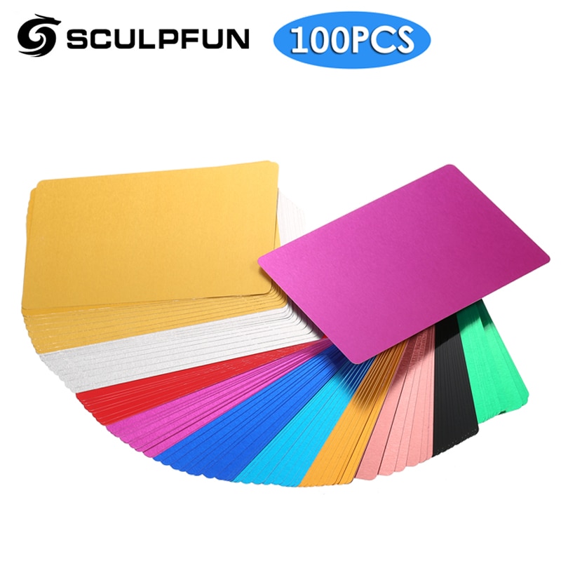 

Металлические метки для лазерной гравировки SCULPFUN