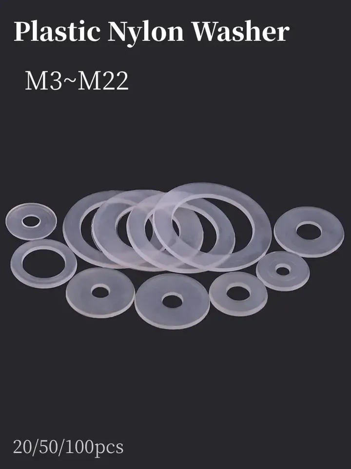

Прозрачные нейлоновые шайбы M3-M22
